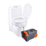 thetford swivel cassette toilet with electric flush - model C263-CS