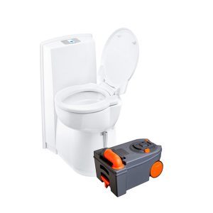 THETFORD SWIVEL CASSETTE TOILET WITH CERAMIN OR PLASTIC BOWL