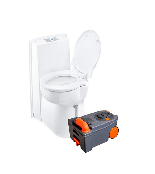 THETFORD SWIVEL CASSETTE TOILET WITH CERAMIN OR PLASTIC BOWL