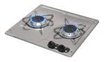 CAN 2 Burner Gas Hob Stainless Steel