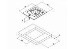 CAN Single Burner Gas Hob Stainless Steel diamentios