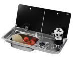 Can sink and two burner hob