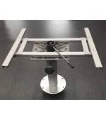 Motor home adjustable Table pedestal bed height possion