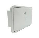 Outside Shower Hot & Cold With Locking Door closed