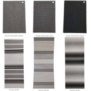 in stock fabric colours for the Cvana range of Caravan awnings
