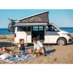 Fiamma F45 S Caravan Awning in Black and royal grey