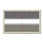 Horrex Duo Plissé Window Blind & Fly Screen for Rvs, Caravans and Motorhomes